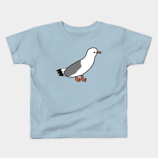 Cute Seagull - Kawaii Seagull Kids T-Shirt